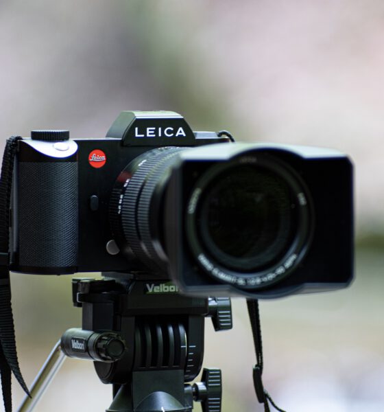 Leica SL with a Leica Vario Lens on a tripod